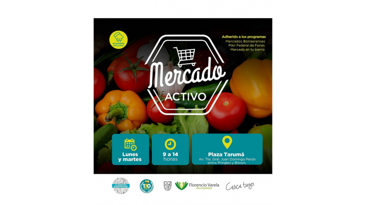 Mercado Activo en la Plaza Tarumá